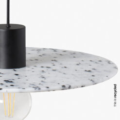 CONFETTI BLACK MARBLE SUSPENDED o30CM 1xE27 – 1-FR68600-50