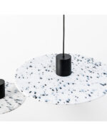 CONFETTI BLACK MARBLE SUSPENDED o30CM 1xE27 – 1-FR68600-50