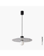 CONFETTI BLACK MARBLE SUSPENDED o45CM 1xE27 – 1-FR68600-51