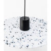 CONFETTI BLACK MARBLE SUSPENDED o45CM 1xE27 – 1-FR68600-51