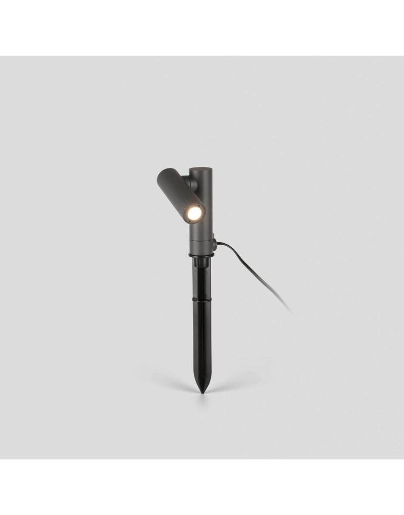 SPY-1  DARK GREY SPIKE LAMP 6W 3000K 30° – 1-FR70787