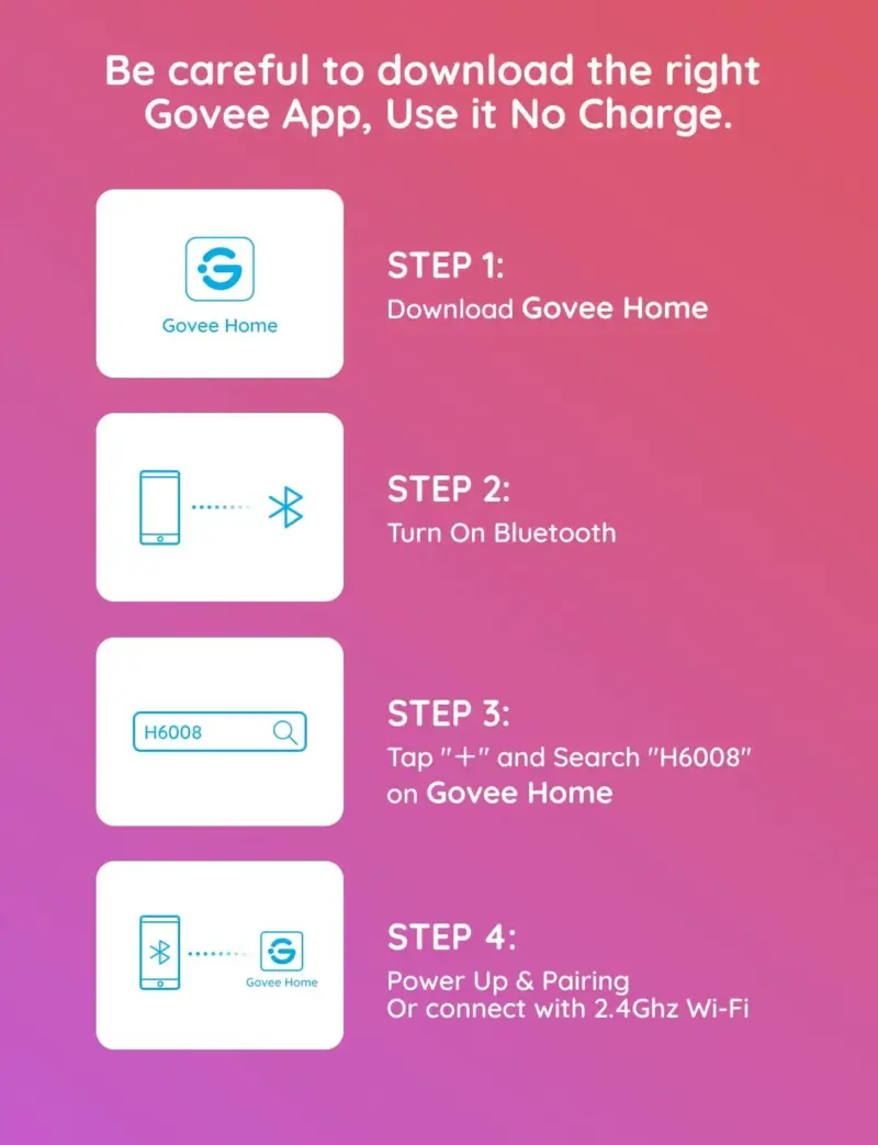 Smart Wi-Fi & BLE Λάμπα LED E27 1200lm RGBWW H6009 Govee 1.SH.01.G051