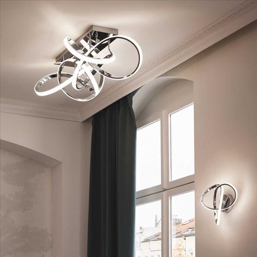 Οροφής led Indigo 5500lm 64w χρώμιο – 9134.02.01.9000