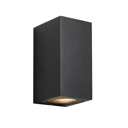 CANTO MAXI KUBI 2 Wall Wall Black Aluminium Nordlux – 1-NR49731003