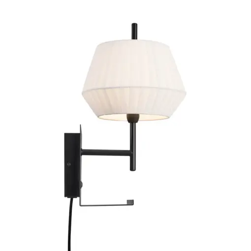 DICTE Wall E14 Wall White Textile, Metal Nordlux – 1-NR2112391001