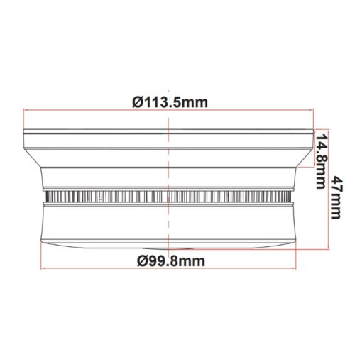 Wi-FI Smart Ασύρματος Ανιχνευτής Καπνού Μπαταρίας Λευκός ACA – ELSMDWWIFI