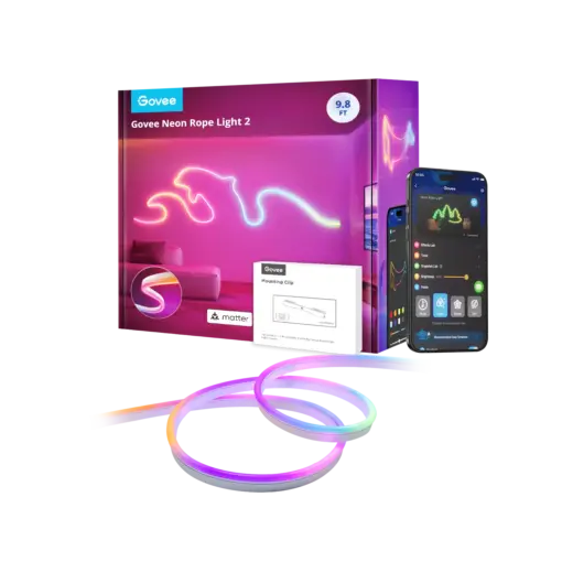 Wi-Fi Smart Σετ Neon LED RGBIC 5m H61D5-W Govee 1.SH.01.G058