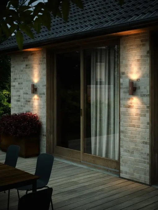 Kyklop Ripple | Wall light | Rusty – 1-NR2318051009