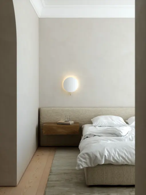 Spargo | Wall light | White/Brass – 1-NR2320361001