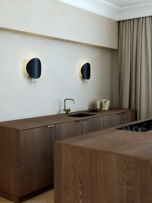 Spargo | Wall light | Black/Brass – 1-NR2320361003