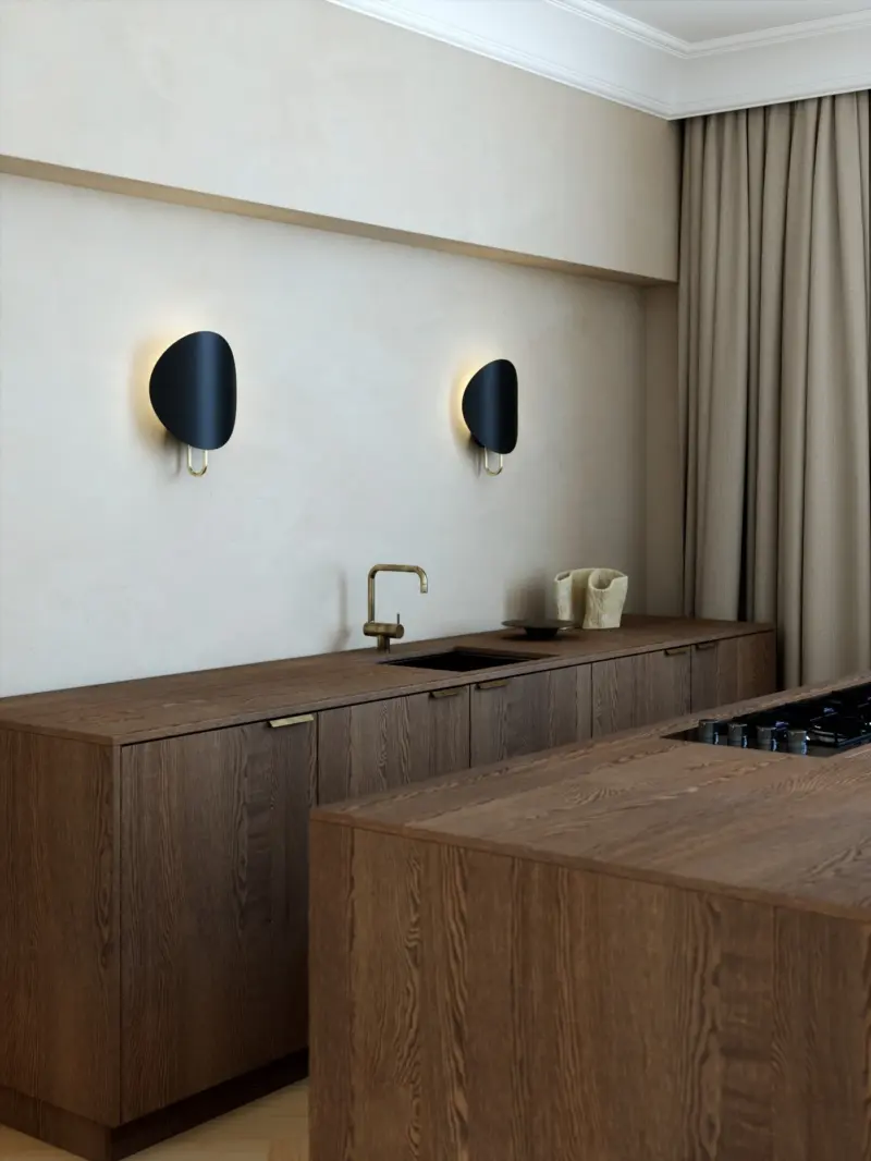 Spargo | Wall light | Black/Brass – 1-NR2320361003