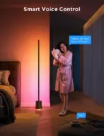 Smart Wi-Fi LED RGBICWW Φωτιστικό Δαπέδου Μαύρο με Ηχέιο H6079 Govee 1.SH.01.G066