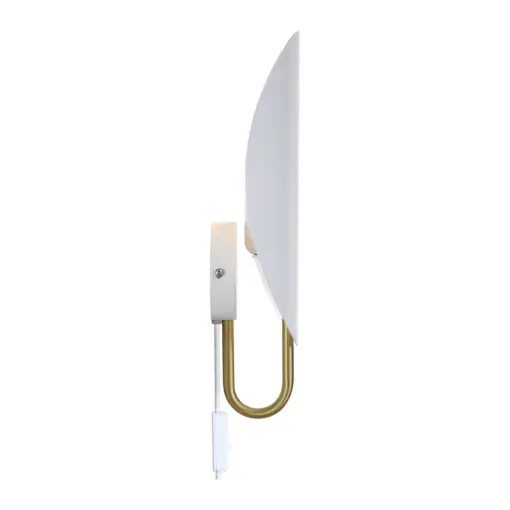 Spargo | Wall light | White/Brass – 1-NR2320361001