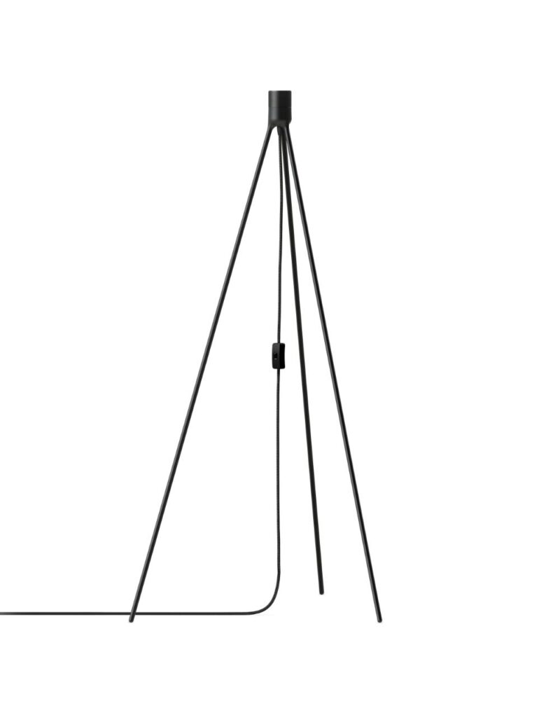Floor tripod matt black H 109 cm – 1-UM4016