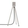 Tripod table brushed steel H 36 cm – 1-UM4206