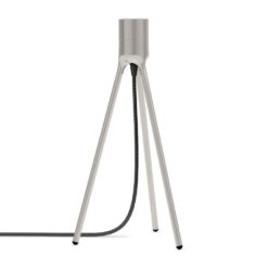 Tripod table brushed steel H 36 cm – 1-UM4206