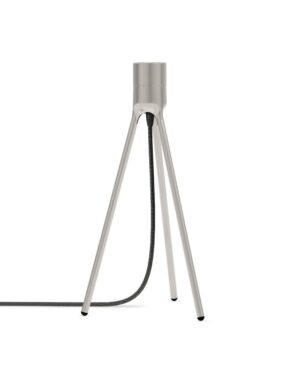 Tripod table brushed steel H 36 cm – 1-UM4206