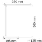 Φωτιστικό γραφείου TUBAC 7w Λευκο CCT (Dimmable) – 846901060000