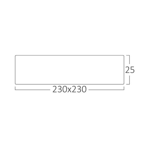 Πλαφονιέρα “Jade” slim 20W CCT Μαύρο 23×23 – BP07-10281