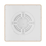Πλαφονιέρα “Jade” slim 20W CCT Ξύλο 23×23 – BP07-10287