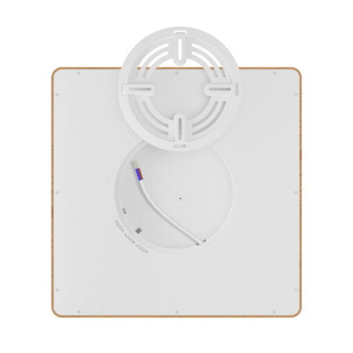 Πλαφονιέρα “Jade” slim 26W CCT Ξύλο 30×30 – BP07-10387