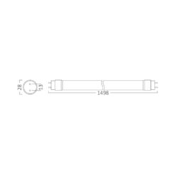BRY-ADVANCE-24W-G13-SG-T8-GLS-4000K-LED TUBE – BA52-21581