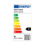 Λάμπα led G125 filament μελί 6W E27 2200K – BB48-00620