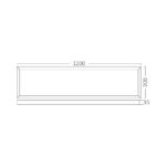 Φωτιστικό Led Panel 50W CCT 30X120 Λευκό Εξωτερικό – BP25-53180