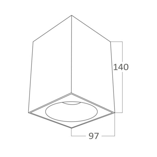 BRY-BETA-9414-SQR-WHT-GU10-SPOTLIGHT – BH04-00110