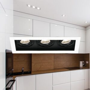 Σποτ “Beta” 3 x GU10 Λευκο/Μαύρο – BH03-05040