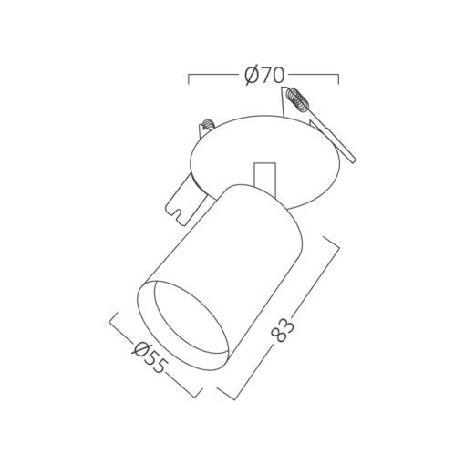 BRY-BETA-CSD_1-WHT-GU10-SPOTLIGHT – BH04-00900