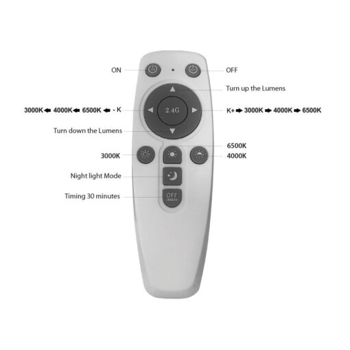 Κρεμαστό Led 45w, CCT με CONTROL 4650lm, 60cm – BH16-06297