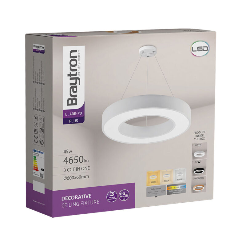 Κρεμαστό Led 45w 4650lm, CCT, 60cm – BH16-06280