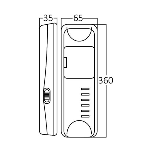 BRY-BM60-60LED-6500K-WHT-RECHARGEABLE LIGHT – BC01-00330