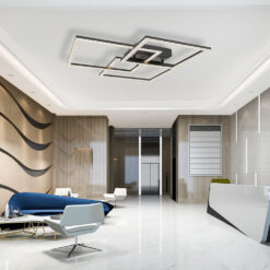 Φωτιστικό Οροφής led “Crystal” 80w 8800lm CCT με Control Μαύρο – BH17-04991