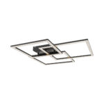 Φωτιστικό Οροφής led “Crystal” 80w 8800lm CCT με Control Μαύρο – BH17-04991