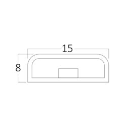 Ταινία led 2835 8w/m 950lm/m 220V IP54 4000k – BS01-00501
