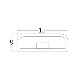 Ταινία led 2835 8w/m 950lm/m 220V IP54 4000k – BS01-00501