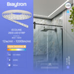 Ταινία led 2835 12w/m 1200lm/m 24V IP54 3000k – BS01-10810