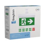 BRY-EXIT-LED-3W-HNG-IP20-WHT-EMERGENCY EXIT – BC14-01100