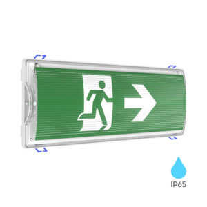 BRY-EXIT-LED-5W-DUAL-IP65-WHT-EMERGENCY EXIT – BC14-00900