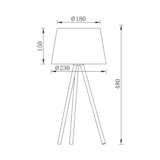 Πορτατίφ 1 x Ε27 – BV06-00022