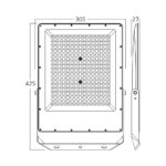 Προβολέας IP65 200W 22000 lm 3CCT (Γκρι) – BT65-09682