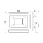 Προβολέας IP65 30w RGB με Control – BT60-33091
