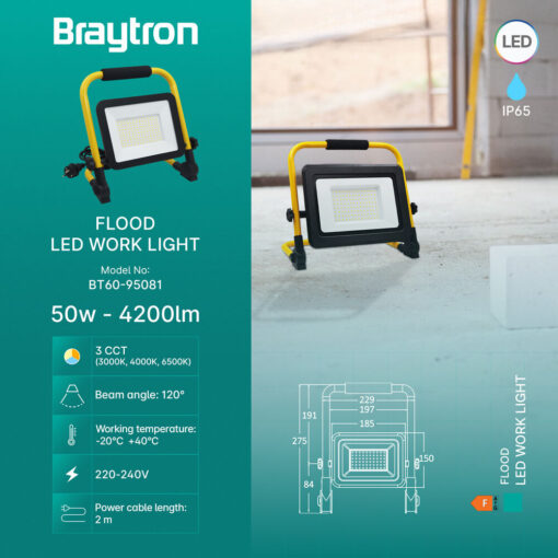 BRY-FLOOD-WL-BLC-50W-3IN1-WORK LIGHT – BT60-95081