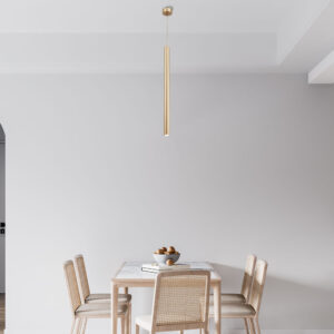 Κρεμαστό μονόφωτο 1 x G9 χρυσό Ø2,8 – BV04-00071