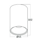 BRY-GAMA-5510-RND-BLC-GU10-SPOTLIGHT – BH04-00501
