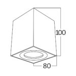 BRY-GAMA-8010-SQR-WHT-GU10-SPOTLIGHT – BH04-00310