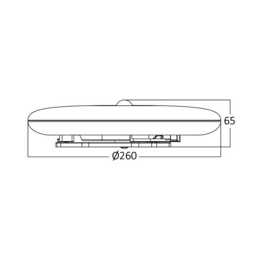 Πλαφονιέρα led με ανίχνευση “Jade” 18w IP44 1740lm 3000k – BH15-01100