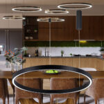 Φωτιστικό Κρεμαστό Led Lina 35w 3500lm  3CCT IN 1 Μαύρο – BH16-09181